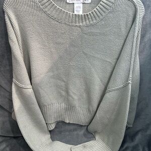 Altar'd State Light Green Crew Neck Sweater